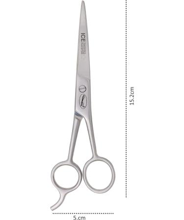 6.5 Hairdressing Scissors with Hook | Anti-Rust Barber Scissors | Tempered Ice Stainless Steel | Ideal for Men/Women - Buy Online on GoSupps.com