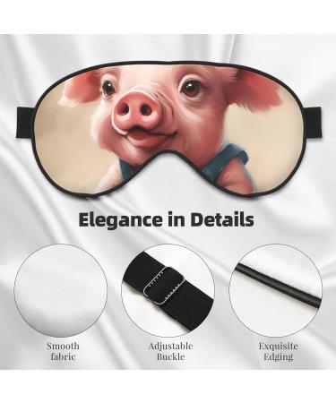 SSIMOO Naughty Pigs Baby Sleep Mask - Adjustable Breathable & Fashionable Eye Mask for Kids' Comfort | International Shipping Available - Buy Online on GoSupps.com