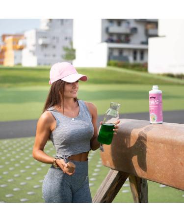 Buy Gymqueen Zero Drink Raspberry Limette 1000ml - Low-Calorie Sugar-Free Beverage Concentrate with B-Vitamins & Carnitine | Refreshing Raspberry-Lime Syrup - Buy Online on GoSupps.com