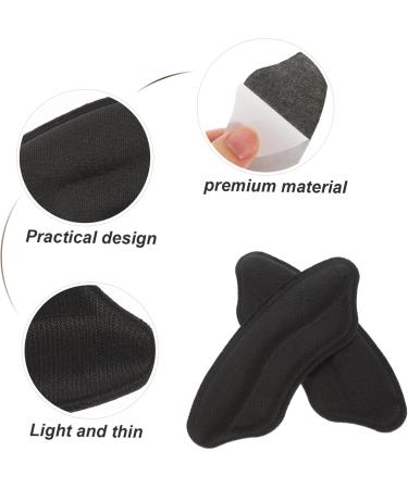 6 Pairs Heel Protectors & Cushion Pads - Blister Relief & Shoe Filler for Oversized Shoes - Invisible Black Ankle Protectors (9.5X3.5cm - Buy Online on GoSupps.com