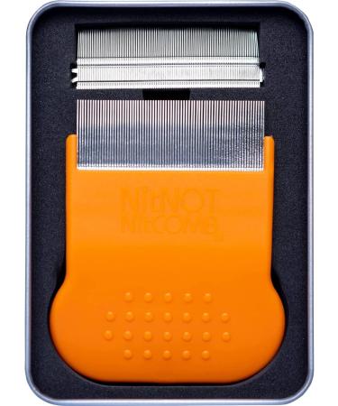 NitNOT Precision Metal Nit Comb - Dragons Den Endorsed Head Lice Treatment for All Hair Types - Buy Online on GoSupps.com