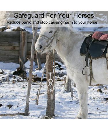 3pcs Heavy Duty Horse Tie Ring Durable Stainless Steel Tie Ring for Horses with Eye Bolt Horse Tie Post Quick Release Safety Horse Accessories - Buy Online on GoSupps.com