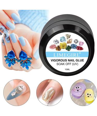 Gel Nail Glue for Fake Nails Multifunctional Fake Nail Tip Glue Nail Glue Supplies for 3D Sculpture Gel Nail Strengthen Founcy - Buy Online on GoSupps.com