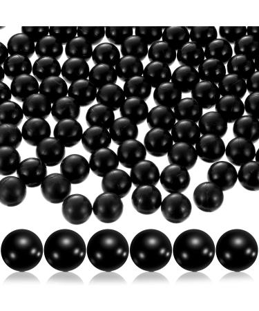150 Pieces 68 Cal Paintballs Solid Balls 68 Breaker Balls Hard Nylon Paintball for Shooting Training Practice black