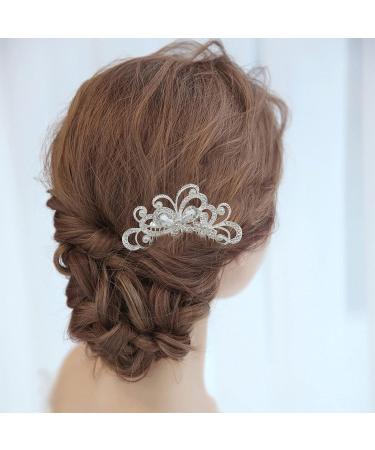 3 Piece Bridal Wedding Hair Clip Comb Pearl Bridal Hair Accessories Pearls Wedding Decoration Headpiece for Women Ladies Brides and Bridesmaids(3 Style) Style 1 - Buy Online on GoSupps.com