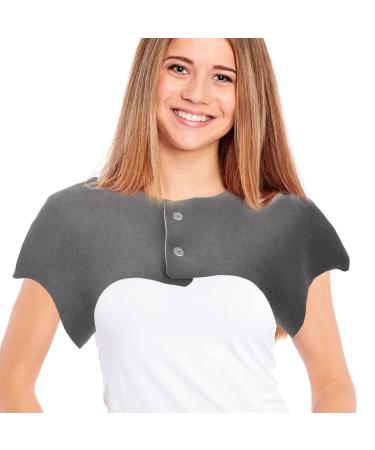LIFKOME Warm Shoulder Vest Cloak - Cozy Blanket & Heating Pad for Women | Winter Shoulder Support & Comfort | Breathable Velvet Design 57x34cm - Buy Online on GoSupps.com