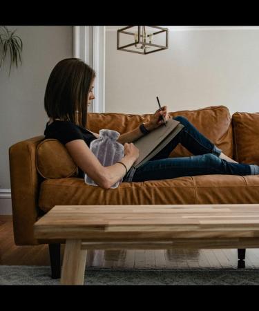 2L Brevian Hot Water Bottle with Luxury Faux Fur Cover - Dark Grey Regular - Buy Online on GoSupps.com