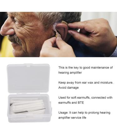 Hearing Aid Hoses & Amplifiers | HDO Model Otoplasty Molded Tubes & Cleaning Brush | Transparent Replacement Listening Tube - Buy Online on GoSupps.com