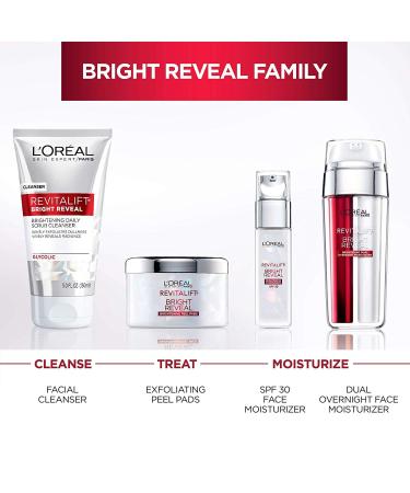 L'Oreal Revitalift Bright Reveal Overnight Moisturizer 1 oz - Brightening & Anti-Aging - Buy Online on GoSupps.com