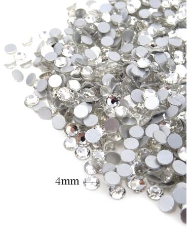 Honbay 1440PCS 4mm ss16 Round Flatback Rhinestones Crystals - Sparkly Non-Self-Adhesive - Buy Online on GoSupps.com