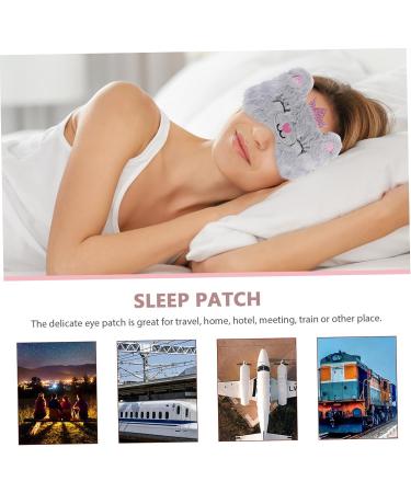 Healeved 2pcs Stuffed Animal Eye Mask Set - Satin Blindfold for Sleeping, Light Blocking Short Plush Nap Eye Masks - Buy Online on GoSupps.com