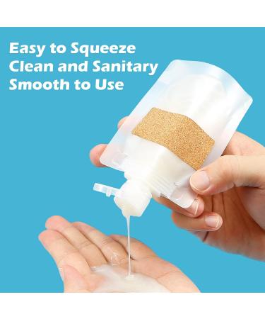 Shop TailaiMei 12-Piece TSA Approved Travel Pouches for Toiletries - Portable & Refillable Shampoo/Conditioner/Lotion Bags (1.7 & 3.4 oz) - Perfect for International Travel - Buy Online on GoSupps.com
