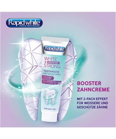 Rapid White Anti Color Toothpaste & Strong Booster Toothpaste - Effective Whitening & Stain Removal | International Shipping Available - Buy Online on GoSupps.com