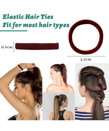 4-Piece Satin Hair Hood & Hair Ties Set | Reusable Sleep Caps for Women & Girls - Protect Hair While Sleeping | Silver Violet Pink Cyan - Buy Online on GoSupps.com