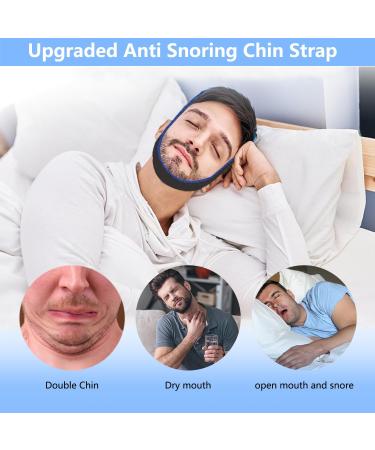 Buy Updated Anti Snoring Chin Strap | Adjustable & Breathable Snore Reduction Device | Effective Solution for Snoring Relief - Buy Online on GoSupps.com