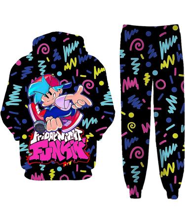 HQMLHC Youth 3D Printed Game Hoodie and Pants Set - Kids Sport Pullover Sweatshirt Set for Boys and Girls - Medium Game4 - Buy Online on GoSupps.com