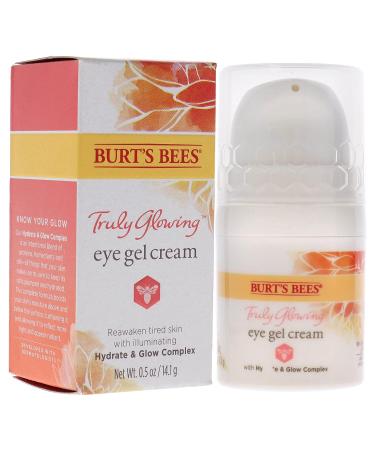 Burt's Bees Truly Glowing Eye Gel Cream 0.5 oz - Unisex | White - Buy Online on GoSupps.com
