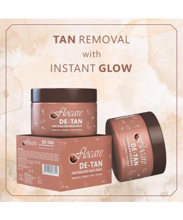 Flocare Alpha Arbutin & Vitamin C De-Tan Face Pack For Instant Glowing Skin Skin Brightening | Lighten Skin Tone Tanning Oil Control For Women & Men (All Skin Type). 165gm - Buy Online on GoSupps.com