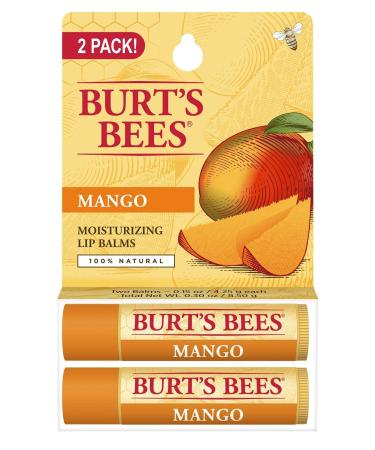 Moisturizing Lip Balms 2 Pack - Mango 2/0.15 Ounce (4.25 g) Balm - Buy Online on GoSupps.com