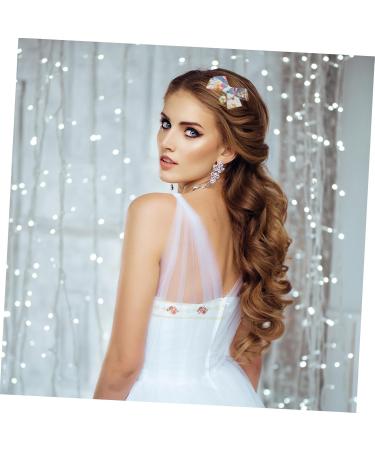 MAGICLULU 2 Pairs Hairpin Tassel Clips Womens Barrettes for Hair Wedding Hair Clip Hair Clips Hair Accessories Kawaii Hair Bows Bow Hair Pins Polyester Elasticity Flowers Child - Buy Online on GoSupps.com