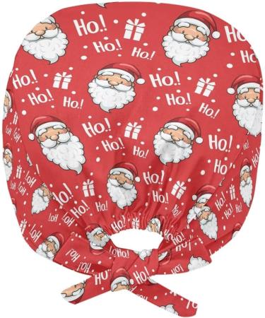 JEOCODY Fashional Cap Working Cap Shower Hat with Sweatband Breathable Headgear for Women/Men Christmas Santa Claus- Printed One size - Buy Online on GoSupps.com