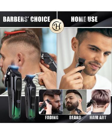 Buy Hatteker Professional Hair Clippers for Men | Cordless Clippers & Trimmers Set | Rechargeable Beard Trimmer - International Shipping Available - Buy Online on GoSupps.com