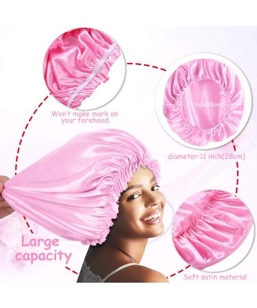4PCS Silk Bonnet Set for Black Women - Satin Bonnets for Sleeping, Silk Sleep Cap for Curly Hair - Buy Online on GoSupps.com