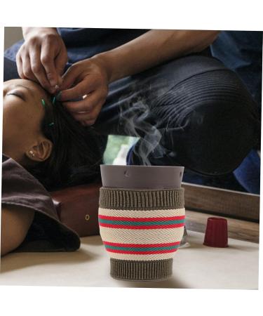 BCOATH Ceramic Gua Sha Cup Set - Moxibustion Pot Tool & Massage Accessory for Home Use - Buy Online on GoSupps.com