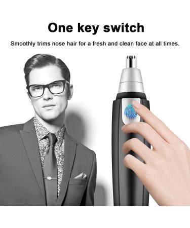 Buy Electric Ear & Nose Hair Trimmer - Portable Painless Shaver for Men & Women | Battery-Operated Nose Hair Remover - International Shipping - Buy Online on GoSupps.com