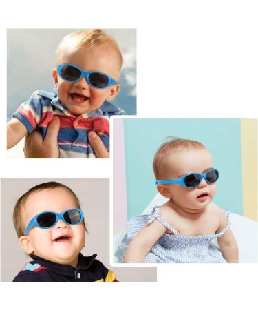 Hifot Baby Boy Girl UV Protection Polarized Sunglasses | Flexible Kids Shades Blue | Ages 6 Months to 2 Years - Buy Online on GoSupps.com