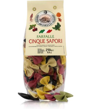 Farfalle Ai 5 Flavours Coloured Paste 8 Packs of 250 g - Buy Online on GoSupps.com