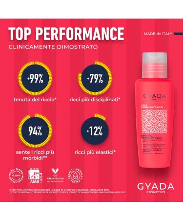  GYADA COSMETICS GYADA COSMETICS Curly Shaping Shampoo for Curly and Wavy Hair 99% Natural Ingredients Delicate Cleansing Moisturizing Elastic Anti-Frizz Aloe Vera & Oil - Buy Online on GoSupps.com