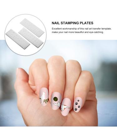 Frcolor 3-Piece Easter Nail Art Stamp Plate - DIY Rabbit & Egg Designs for Manicure Salon - Buy Online on GoSupps.com