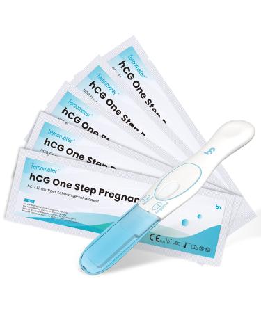 Femometer Pregnancy Test for Early Pregnancy Test Detection HCG Tests 25 mIU/ml Over 99% Accuracy 5 Pack
