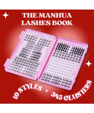 375PCs Mixed Pack of THE MANHUA LASHES - 10 Styles of Individual False Eyelashes | Fairy Easy Steps Idol & Lower Lashes - Perfect for International Shipping - Buy Online on GoSupps.com