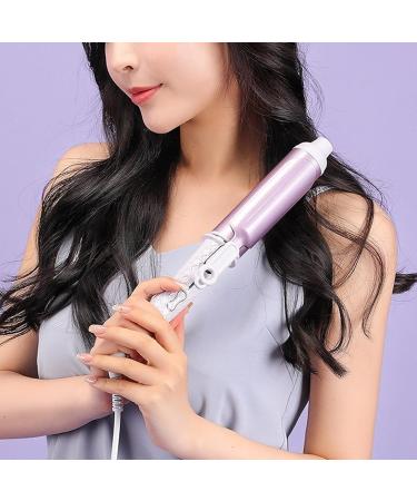 40mm Rotating Curling Iron Negative Ions Curling Wand Automatic Hair Curler with Long Barrel 10S Fast Heating Temp Adjustable Ceramic Hair Crimper for Home & Travel - Buy Online on GoSupps.com