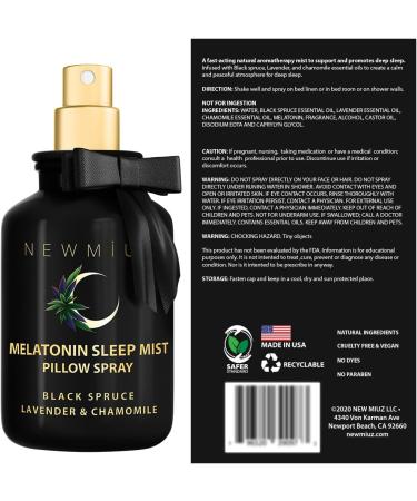 Deep Sleep Pillow Spray Lavender Chamomile Essential Oil Aromatherapy Mist for Sleep Relaxation Calming Stress Relief Bedtime Shower Spray Luxury Gift - Buy Online on GoSupps.com