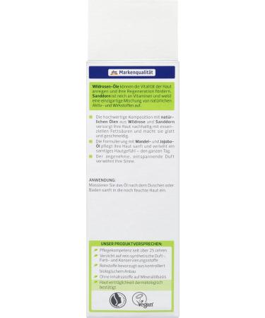 Relaxing Body Oil with Wild Rose & Sea Buckthorn - Vegan 100ml | International Shipping - Buy Online on GoSupps.com