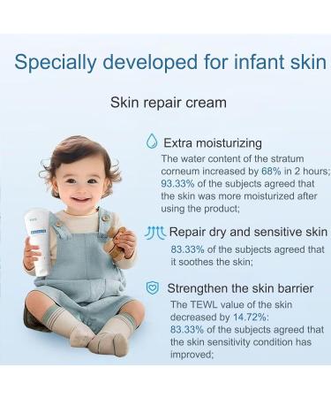 Lotion de soin intense pour b b et enfant 210 ml hydrate les peaux s ches et irrit es soulage les d mangeaisons et pr vient les inflammations cr me pour b b pour le visage le corps et les - Buy Online on GoSupps.com