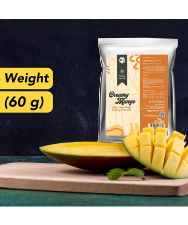 Wild Monk Creamy Mango Cup Lining (1kg) 67 Servings Premium Cup Lining Powder Form Add Flavor to Bubble Tea & Desserts - Buy Online on GoSupps.com