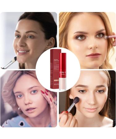  Zasdvn Concealer | 8g Dual Ended Natural Lightweight Makeup Supplies - Cosmetic Neutralizer For Day Night Spring Office Beach Wedding Date Travel Party Evening - Buy Online on GoSupps.com
