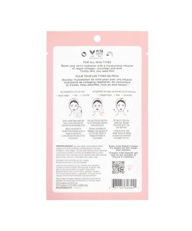 Pacifica Beauty Vegan Collagen Hydrate & Plump Face Mask Set - Skincare for Moisturized, Dewy Skin with Cucumber & Aloe - Ideal for Dry & Aging Skin - 1 Pack - Buy Online on GoSupps.com