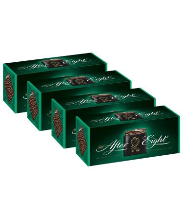 Nestl after eight wafer-thin chocolate tablet made of dark chocolate with peppermint cream filling 4-pack (4 x 200g) chocolate tablet 200 g (4 Pack)