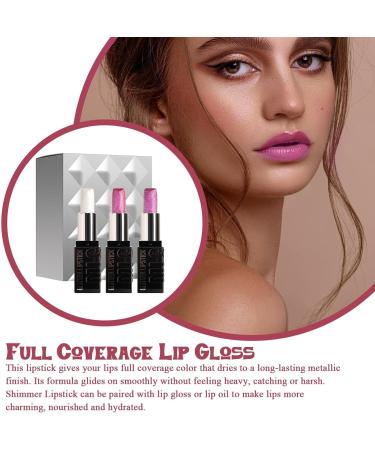  G n rique Glitter Lip Kit Glossy Lipstick Set Long Lasting Lip Gloss Non-Stick Cup Lip Gloss Moisturizing Lip Gloss Set High-Shiny Lip Gloss Glitter Lipstick Set Party Lips Makeup  - Buy Online on GoSupps.com