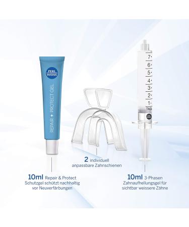PERLWEISS Dental Bleaching - Professional Teeth Whitening Kit with Moldable Trays for Whiter Teeth in 7 Days | Fast International Shipping - Buy Online on GoSupps.com