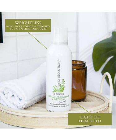 smartSOLUTIONS Thermal Smooth n' Shine Spray 5 oz.| Eliminates Frizz & Flyaway's | Non-Sticky - Buy Online on GoSupps.com
