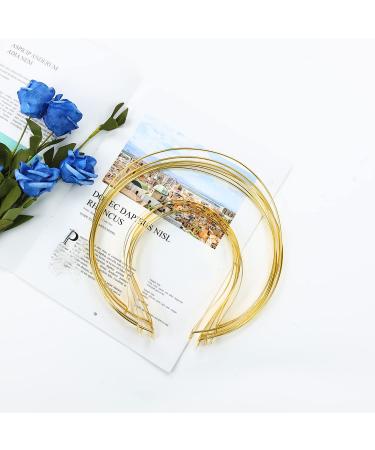 6 Pack Metal Gold Queen Goddess Angel Halo Crown Headband Tiara Hair Hoops - Wedding Bridal Prom Halloween Party Hair Accessories - Buy Online on GoSupps.com