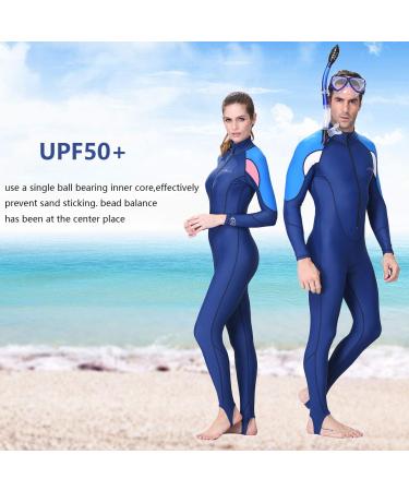 Womens Full Body Wetsuit UPF 50+ UV Protection Rash Guard Quick Dry Swimsuit - Blue - Large (125-135lb) - Buy Online on GoSupps.com