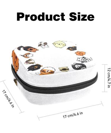 GIAPB Period Bag - Sanitary Napkin Storage & Travel Makeup Pouch - Animal Color4273 - Buy Online on GoSupps.com