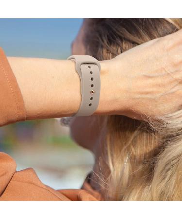 Oumida Silicone Sport Bracelet for Fitbit Versa 3/4 & Sense - Stylish Replacement Band in Scythe 2 Milk Tea Color for Men & Women - Buy Online on GoSupps.com